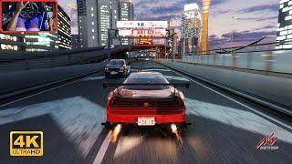 Honda NSX-R Cutting Through Traffic | Assetto Corsa