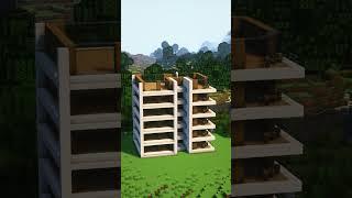 Minecraft Easy Modern House Tutorial #shorts #minecraft