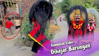 TERBARU !! Kumpulan Video Lucu Dikejar Barongan Galak 2024