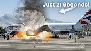 Boeing 777 Catches Fire Just Before Takeoff in Las Vegas (With Real Audio)