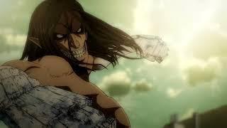 Eren vs 3 Titans ( Armored, Jaw, & Cart Titan )