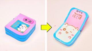 DIY Mobile phone / easy paper craft / miniature craft / how to make / craftube