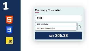 How To Build A Currency Converter Using HTML, CSS & JavaScript (Part 1)