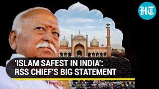 RSS Chief bashes polarisation charge | 'Where Is Islam Safe Other Than India?'