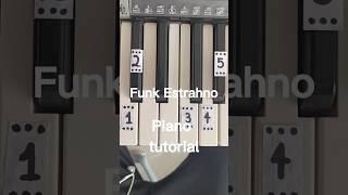 FUNK ESTRANHO BRAZILIAN PHONK On Piano#music #piano #phonk#viral #tiktok#shorts