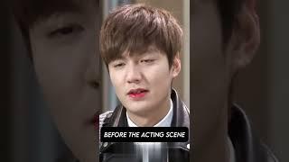 Lee Min Ho The Heirs Before the Acting Scene VS In the Acting Scene Part 2