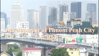[4k HDR] Development of Phnom Penh City - Chroy Changvar Satellite City 2024 - Cambodia