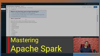 Mastering Apache Spark | Learn Spark programming Live | Free Spark Course