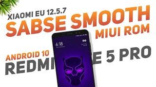 Sabse Smooth MIUI Rom | Redmi Note 5 Pro | Android 10 | Fast App Opening | Xiaomi EU 12.5.7 Stable