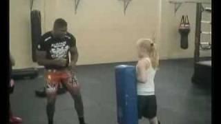 Alistair Overeem Leg Kick To A Young Girl