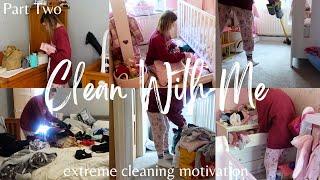 EXTREME CHATTY CLEAN WITH ME PART 2 | mum of 5, morning clean, spring cleaning