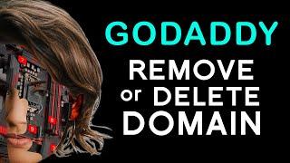 Remove Website Domain in Godaddy CPanel Account Delete Domain Name in Godaddy Hosting 2022