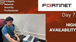 Day 7 - How to Configure High Availability Setup in Fortigate Firewall || Active - Passive Setup