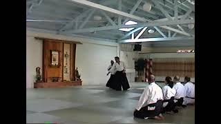 Makoto Dojo Aikido / Circular Technique from Uke Nagashi Deflection  - Feb 2004