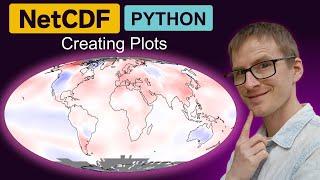 How to plot data from a NetCDF file (NetCDF in Python #02)