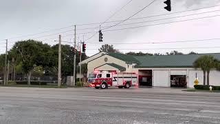 Seminole, FL Fire Rescue Squad 29 Responding