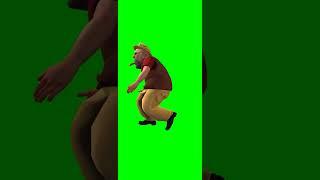 cartoon animation man walking fast | green screen cartoon animation #greenscreencartoonanimation