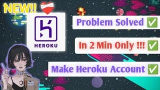 How to Make a Heroku Account | New Working Trick 2024 | Ultroid official