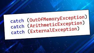 Best way to catch multiple exceptions in C#