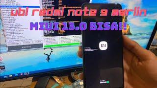 Cara Unlock Bootloader (UBL) redmi note 9 merlin MIUI 13 | TANPA HAPUS DATA