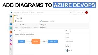 Add diagrams to Azure DevOps tasks and stories (Gleek.io extension)