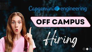 Capgemini Engineering Hiring | Off Campus Drive | Freshershunt