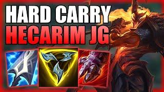 HARD CARRY WITH HECARIM JUNGLE AFTER THE TEAM GIVES UP - Season 11 Hecarim Guide - League of Legends