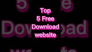 Top 5 Best FREE MOVIE WEBSITES: to Download And Watch (2023) #shorts #video #viral