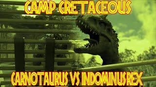 CAMP CRETACEOUS indominus rex and carnotaurus
