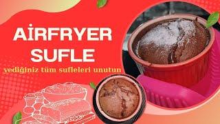 Airfryer sufle tarifi - pratik sufle tarifi - kolay sufle tarifi - 2 kişilik sufle tarifi - sufle