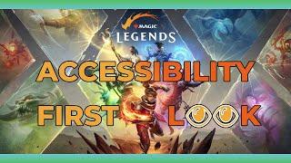 Accessibility First Look at Magic Legends Open Beta