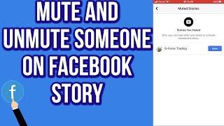 How to Mute and Unmute Someone on Facebook Story