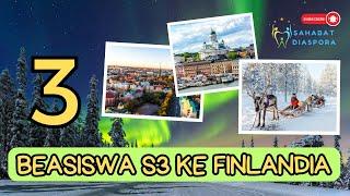 3 BEASISWA KULIAH S3 KE FINLANDIA