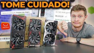 GOLPE DA RX 580 BARATA NO ALIEXPRESS! (E DE OUTROS HARDWARES) COMO IDENTIFICAR?