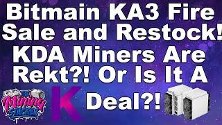 Bitmain Antminer KA3 Kadena ASIC Miner HUGE Price drop ! KDA ASIC Mining Done Again ?!