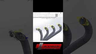 car exhaust mainfold design tutorial #viral #solidworks #viralshorts #automobile