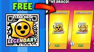 FREE LEGENDARY STARR DROP QR CODE Brawl Stars NEW UPDATE