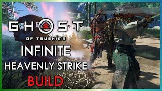 Ghost of Tsushima Infinite Heavenly Strike Build | Hard Mode | Best Charms, Armor, Combos Guide