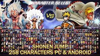 SHONEN JUMP MUGEN V3 | 258 CHARACTERS (PC & Android) [DOWNLOAD]