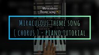 Miraculous Ladybug - Theme Song (Chorus) - Piano Tutorial