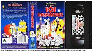 101 Dalmatians (1961 Animated) (4th September 1996) UK VHS