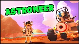 Discovering CRASHED Ships & Looking For The GIANT Satellite - Building A Rover (Astroneer Gameplay)