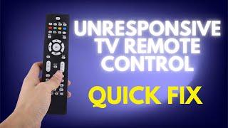 How to fix Any TV remote not working, power button or other buttons, not Responsive or ghosting