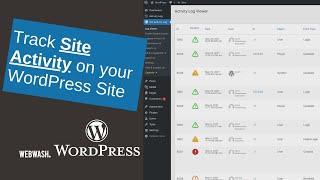 Track Site Activity on your WordPress Site