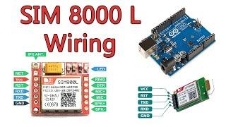 Wiring SIM 800L GPRS Module  with Arduino uno