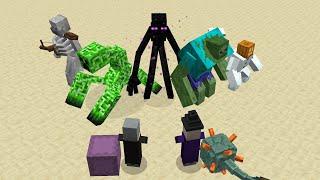 These 4 Mobs beat Every Mutant Monster at the Same Time