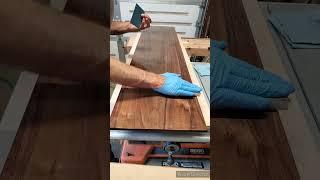 Finishing walnut with Osmo Polyx.