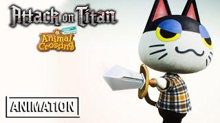 Animal Crossing but, Anime  Attack on Titan Part 4 : Punchy | Fan Animation