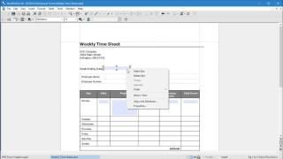 WordPerfect X8 - Use a template to create a PDF Form