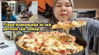 PIZZA PUN KENA BOIKOT⁉️ BUAT SENDIRI JE LA, LAGI SEDAP DAN JIMAT POKET️